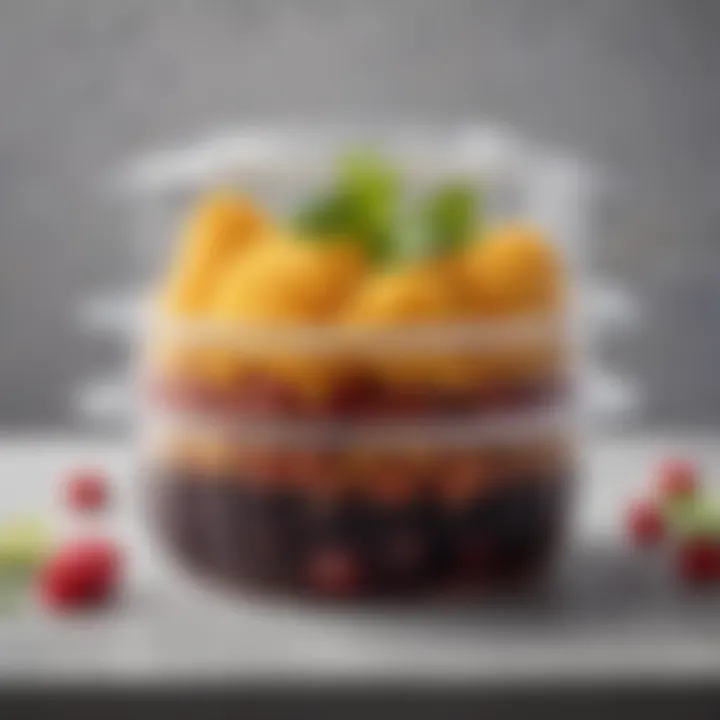 Eco-friendly Tupperware mold emphasizing sustainability