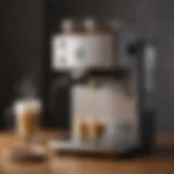 Elegant two-way coffee maker showcasing versatility