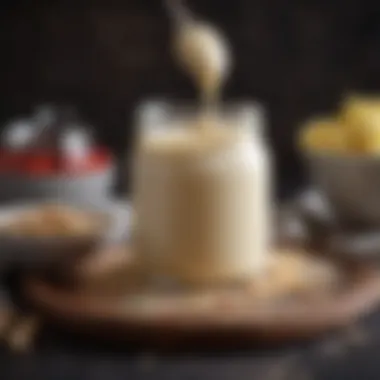 Creamy Vegan Condensed Milk A rich and creamy vegan alternative to sweetened condensed milk in a glass jar.