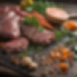 Fresh ingredients for a liver cleanse