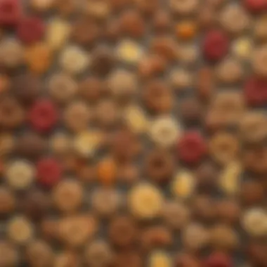 Delicious Low-Calorie Snack Selections An array of snack options that are low in calories yet rich in flavor and nutrients