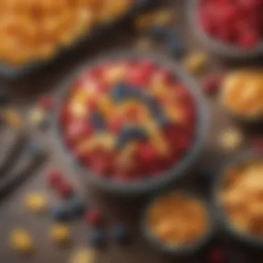 Healthy Approach to Snacking with Fruit Snacks A healthy bowl of fruit snacks on a table