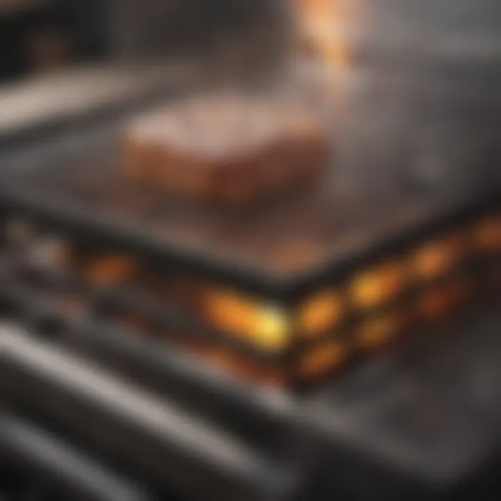 Detailed illustration of a gas grill burner assembly