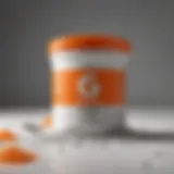 Gatorade Zero Powder in a container with a scoop