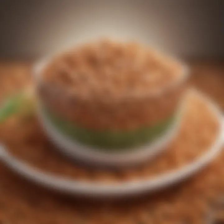 A bowl filled with fiber-rich legumes and grains