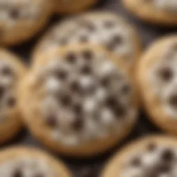 A close-up view of GoodPop's Cookies and Cream dessert showcasing its creamy texture and chocolate cookie bits.