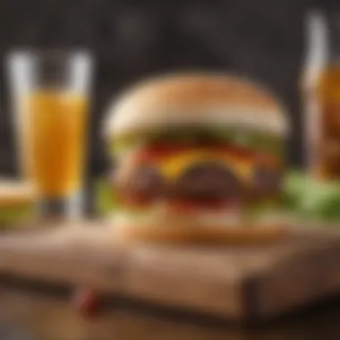 Perfect Pairing Pairing of hamburgers with complementary beverages