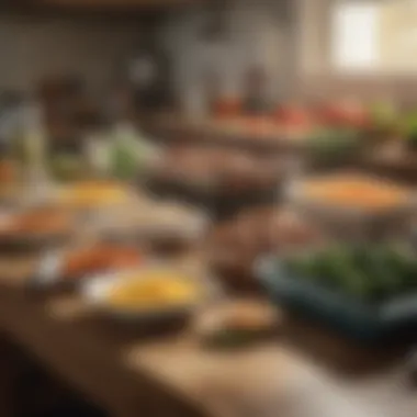 Efficient Meal Planning Techniques A well-organized meal prep station