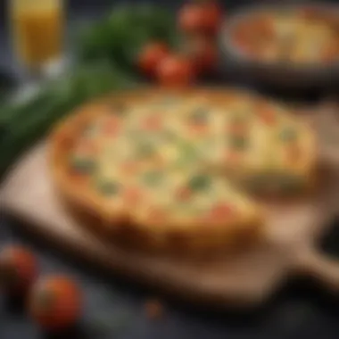Cheese and Vegetable Frittata Frittata featuring assorted cheeses and vegetables