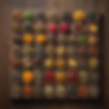 Diverse Selection of Loose Leaf Teas An assortment of loose leaf teas displayed on a wooden background