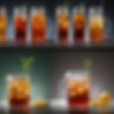Infographic comparing popular iced tea maker brands