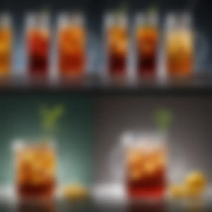 Infographic comparing popular iced tea maker brands