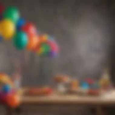 Creative DIY Decorations for Graduation Celebrations Colorful DIY graduation party decorations with balloons and streamers