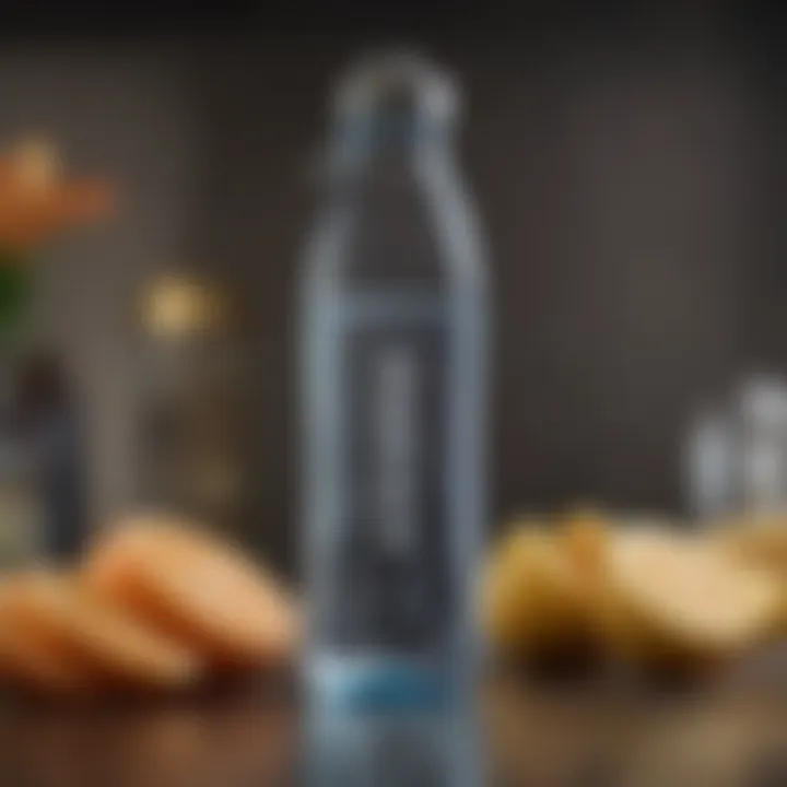 Smart water bottle tracking hydration