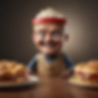 A customer using a mobile app to find Jack in the Box deals