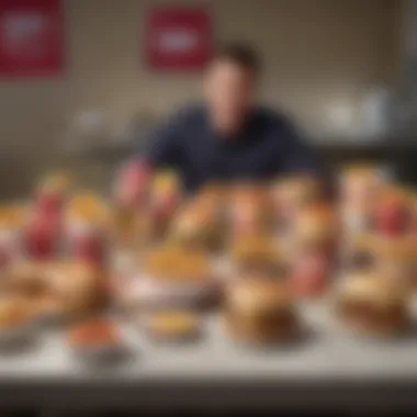 A table filled with Jack in the Box food reflecting value and savings