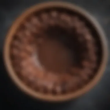 Rich Chocolate Brownie Bowl A beautifully baked brownie bowl showcasing a rich chocolate texture