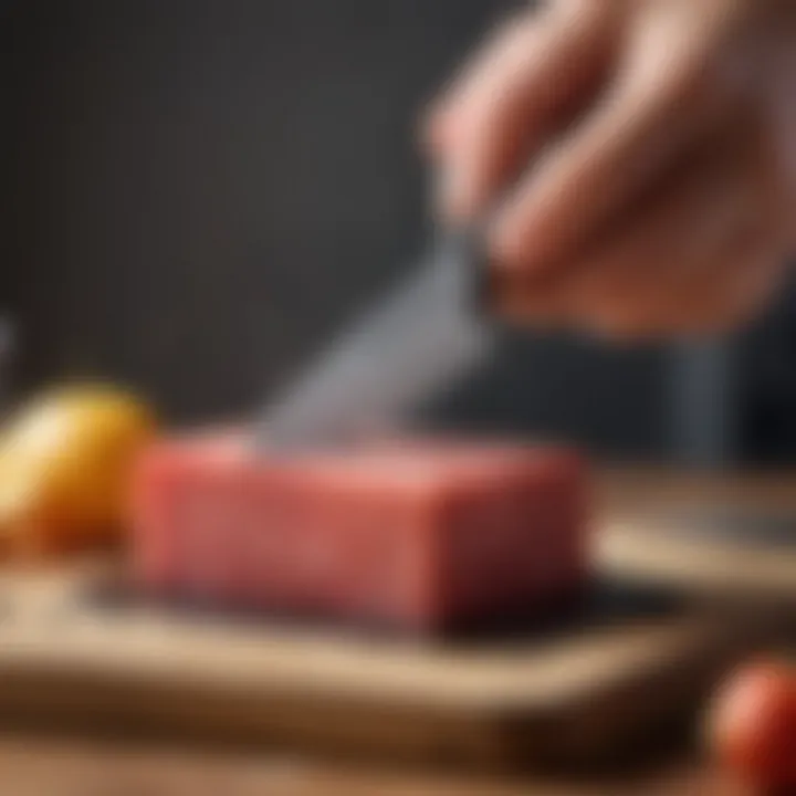 Illustration of common knife sharpening misconceptions being addressed