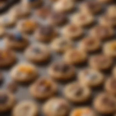 An inviting spread of low carb cookies with various toppings