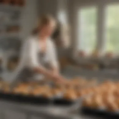 Martha Stewart baking pans in use with delicious baked goods displayed