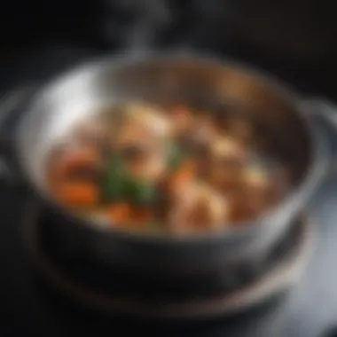 An elegant steamer lid resting on a wok, showcasing the importance of this essential tool.