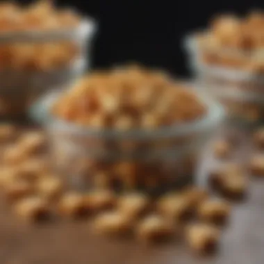 A stylish storage container keeping croutons fresh and crunchy