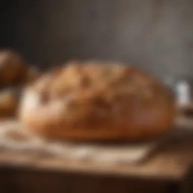 Artisan Bread Crust Artisan bread crust showcasing texture and color