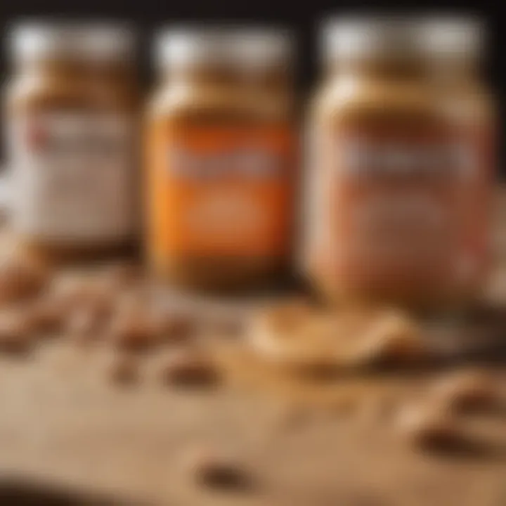 Comparison of nut butters