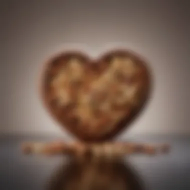 Nuts and Heart Health: A Perfect Match Nuts displayed alongside heart health information