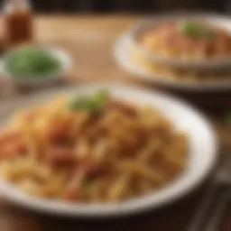 A visual representation of Olive Garden's pasta offerings.