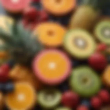 Tropical Fruit Medley for Smoothies Vibrant assortment of tropical fruits