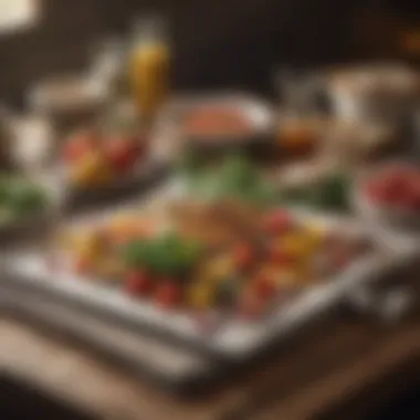 Culinary Exploration with Fresh Ingredients An open cookbook with fresh ingredients nearby, representing culinary exploration