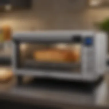 Panasonic toaster oven model on display