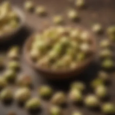 Health Benefits of Pistachio Consumption Chart illustrating health benefits associated with pistachio consumption