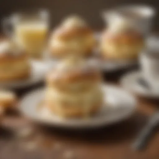 Luxurious dollop of Roddas Clotted Cream atop a scone