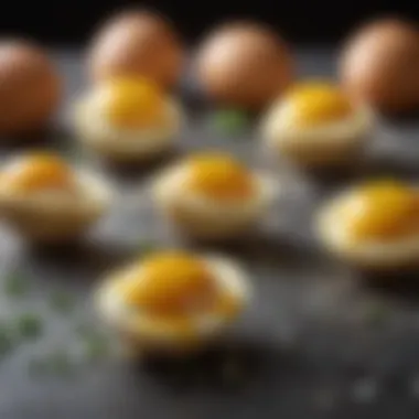 Understanding the Science of Flavor Close-up of the science behind scrambling eggs