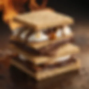 Creative S'mores Variations: Beyond the Classic An assortment of creative toppings and variations for s'mores