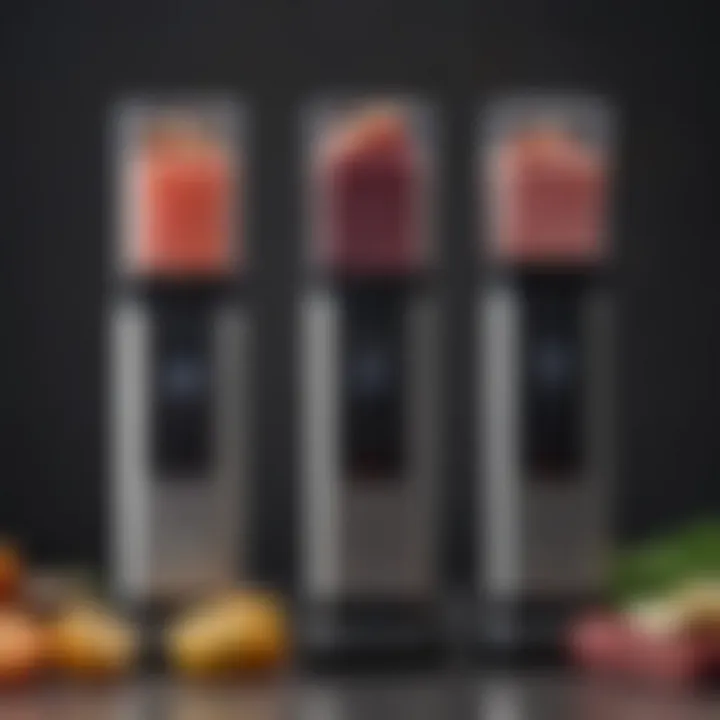 Comparison chart of top-rated sous vide devices with features and pricing