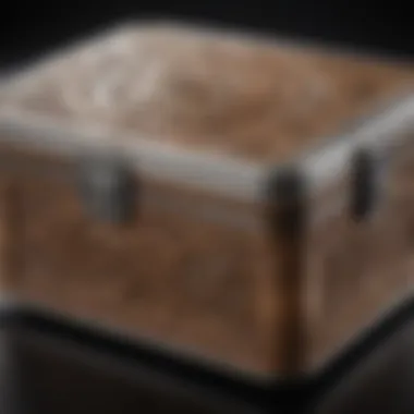 Detailed view of a Star Wars-themed lunchbox featuring intricate designs and colors