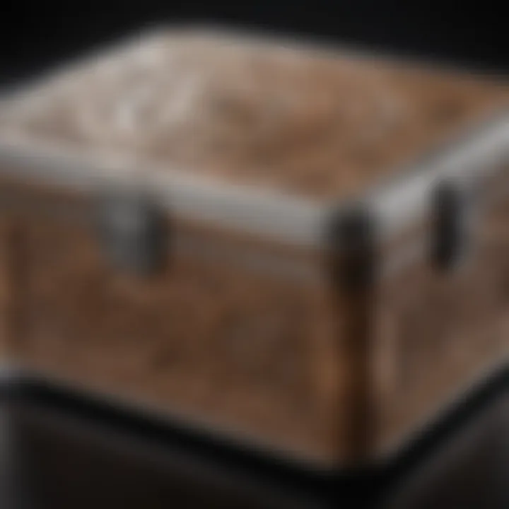 Detailed view of a Star Wars-themed lunchbox featuring intricate designs and colors