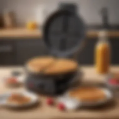 Ease of Use with the Stuffler Waffle Maker User-friendly interface of the Stuffler Waffle Maker emphasizing ease of use