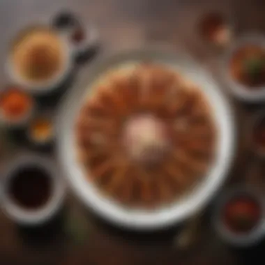 Perfect Pairings for Teriyaki Sauce A beautifully arranged platter with various dishes and sweet onion teriyaki sauce.