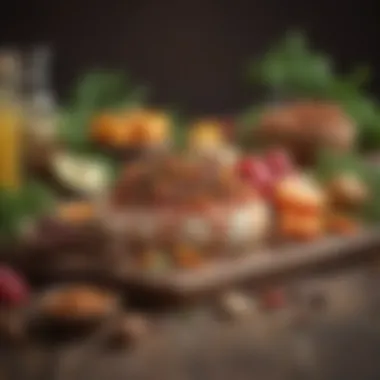 The Art of Seasonal Ingredients Seasonal ingredients displayed artfully