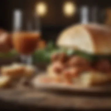 Historical Representation of the Meatball Parmesan Sandwich A historical representation of the meatball parmesan sandwich