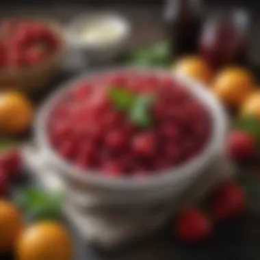 Fresh Ingredients for Flavorful Jam Fresh fruits ready for freezer jam experimentation