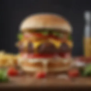 Diverse toppings that elevate the hamburger experience