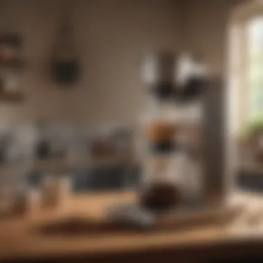 Art of Coffee Brewing An elegant coffee brewing setup showcasing various methods