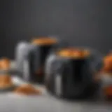 Elegant multi-cooker showcasing air fryer and slow cooker capabilities