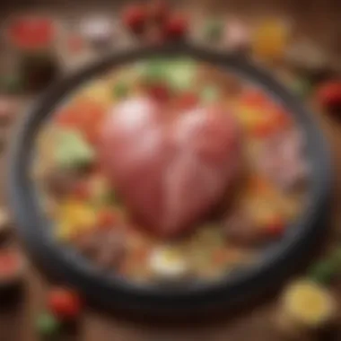 Benefits on Heart Health Infographic summarizing benefits of low carb diets on heart health