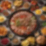 Visual representation of low carb diet components